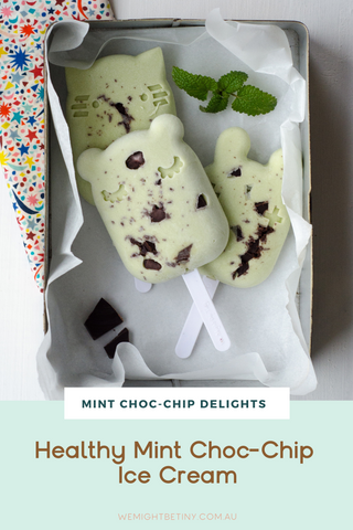 healthy mint choc chip ice cream