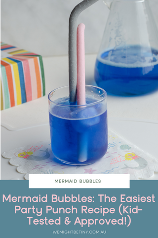 mermaid bubbles easiest party punch recipe kids