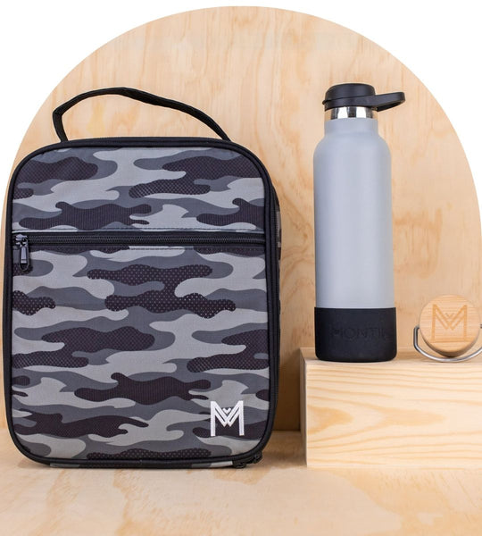 MontiiCo – Large Lunch Bag and Bottle Set - Combat