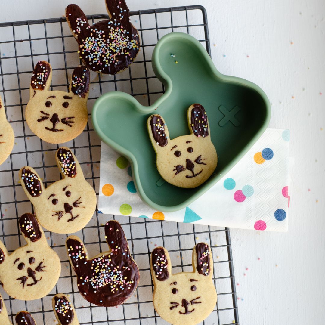 healthy easter recipes - bunny shortbreads