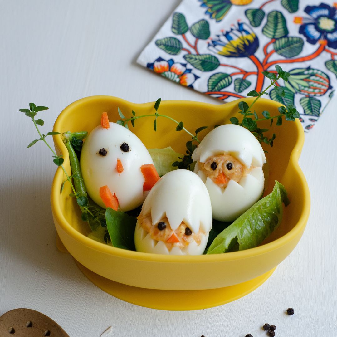 healthy easter recipes - egg chicks and roosters