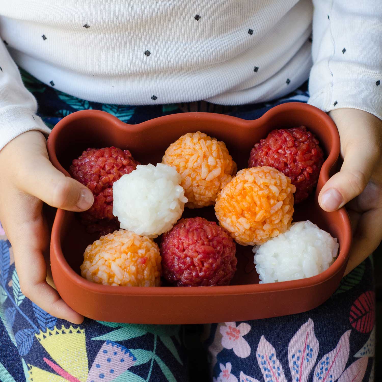 Rainbow Riceballs from We Might Be Tiny Rainbow Riceballs from We Might Be Tiny