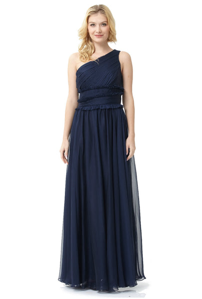 monique lhuillier navy gown