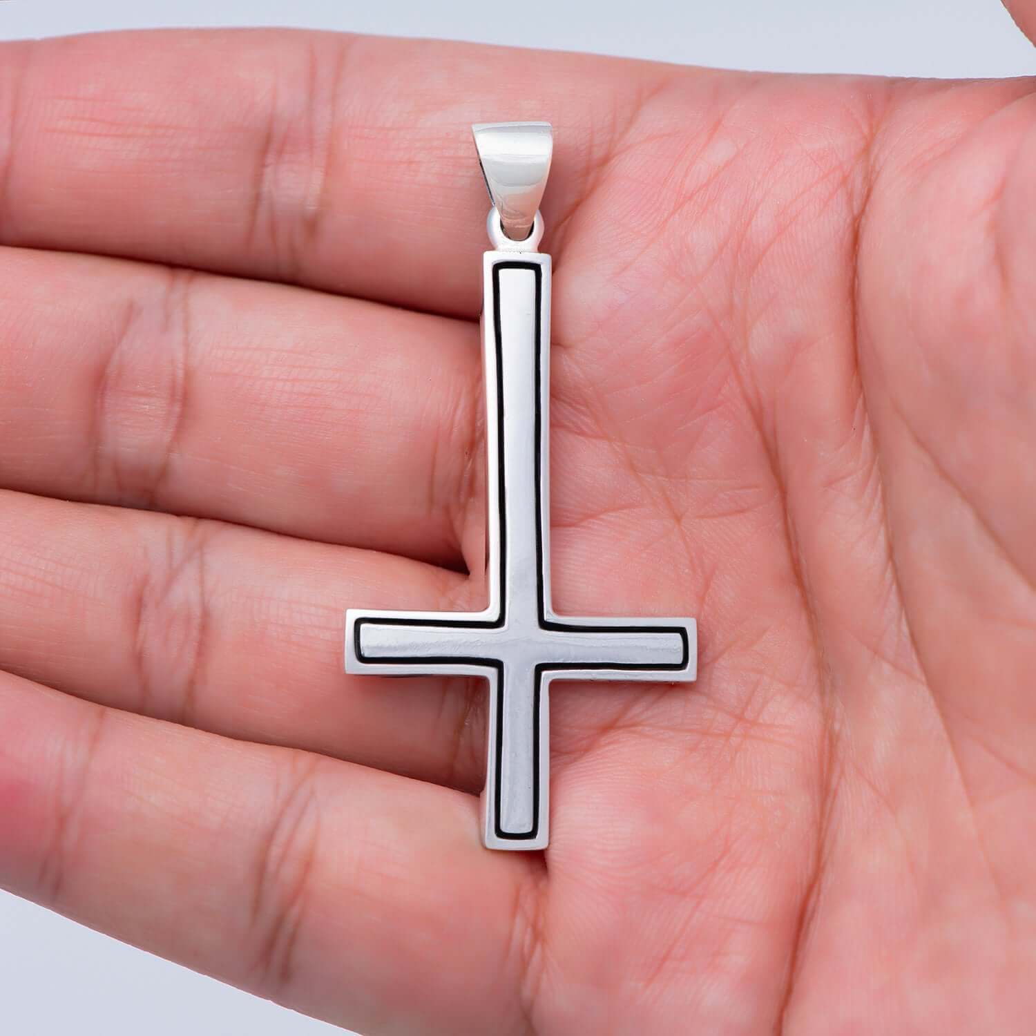 satanic cross necklace