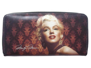 Marilyn Monroe In Car Retro Rare Picture Money ID Holder Clutch Black  Wallet Purse Bag