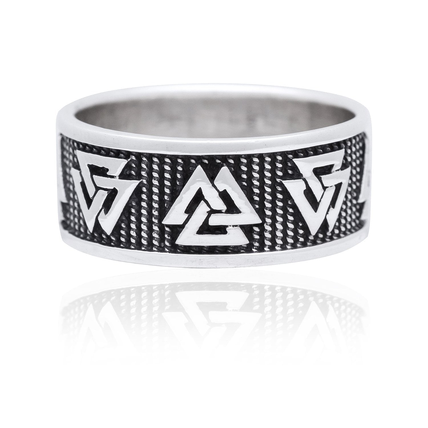 viking valknut ring