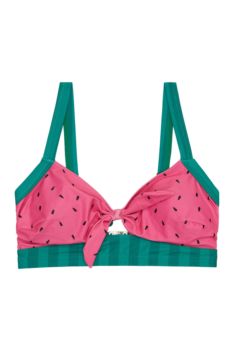 Watermelon Knot Front Bikini Top – Playful Promises USA