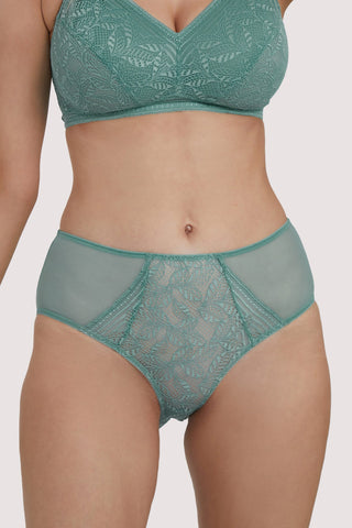 Emma Mint Green Lace Wireless Bra – Playful Promises USA