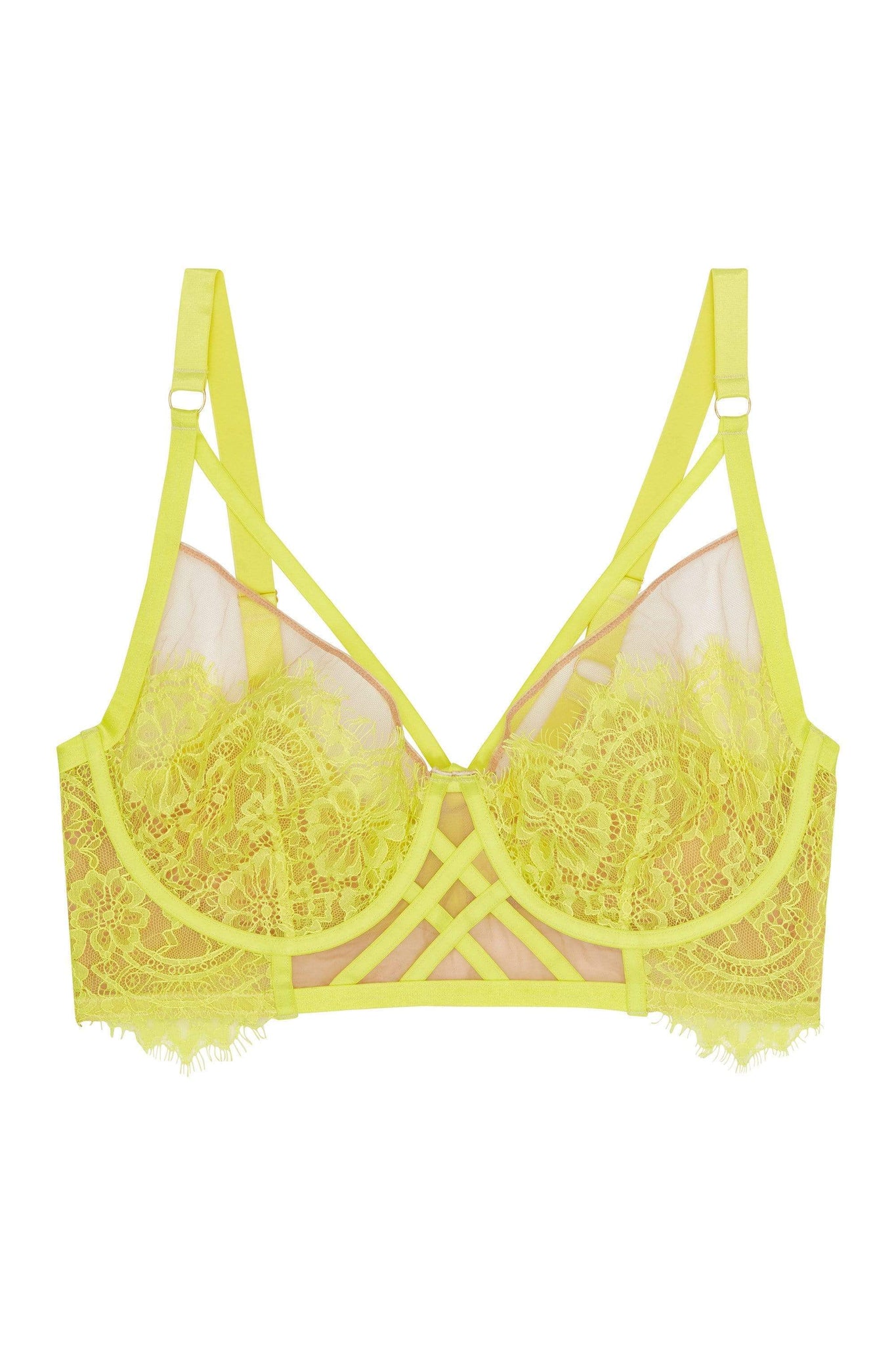 Gabi Fresh Kinsley Neon Lace Bra - Playful Promises USA