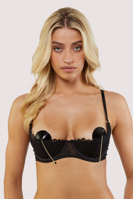 Quarter Cup Lace Bra