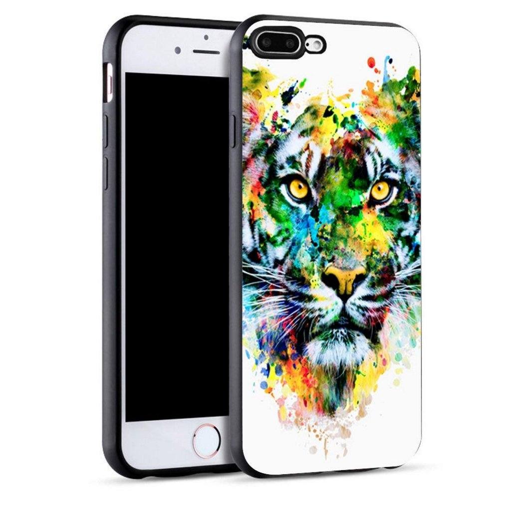 Coque Iphone Anim'Art Tigre Multicolore Sk-71823-0