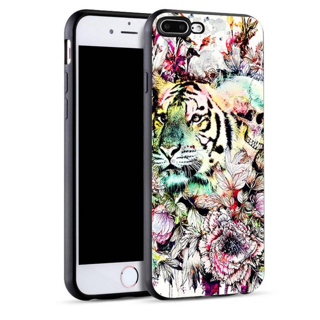 Coque Iphone Anim'Art Tigre Fleurs Sk-9408-0