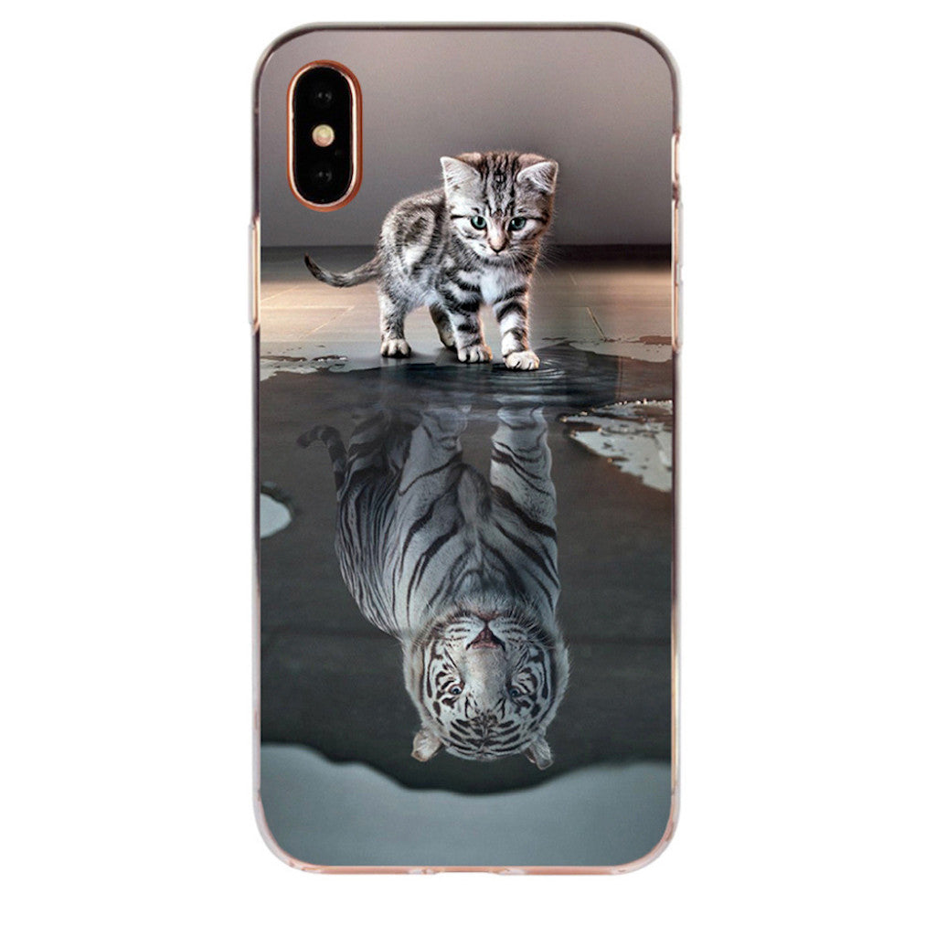 Coque Iphone Chat Tigre Sk-54822-0