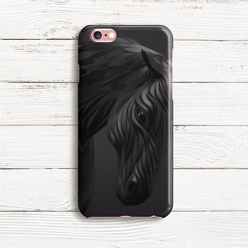 coque iphone 5 silicone cheval