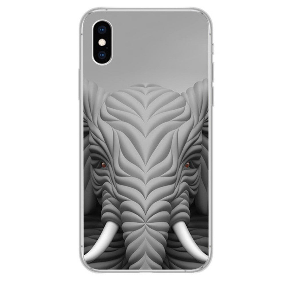Coque Iphone 3D Elephant Sk-85912-0