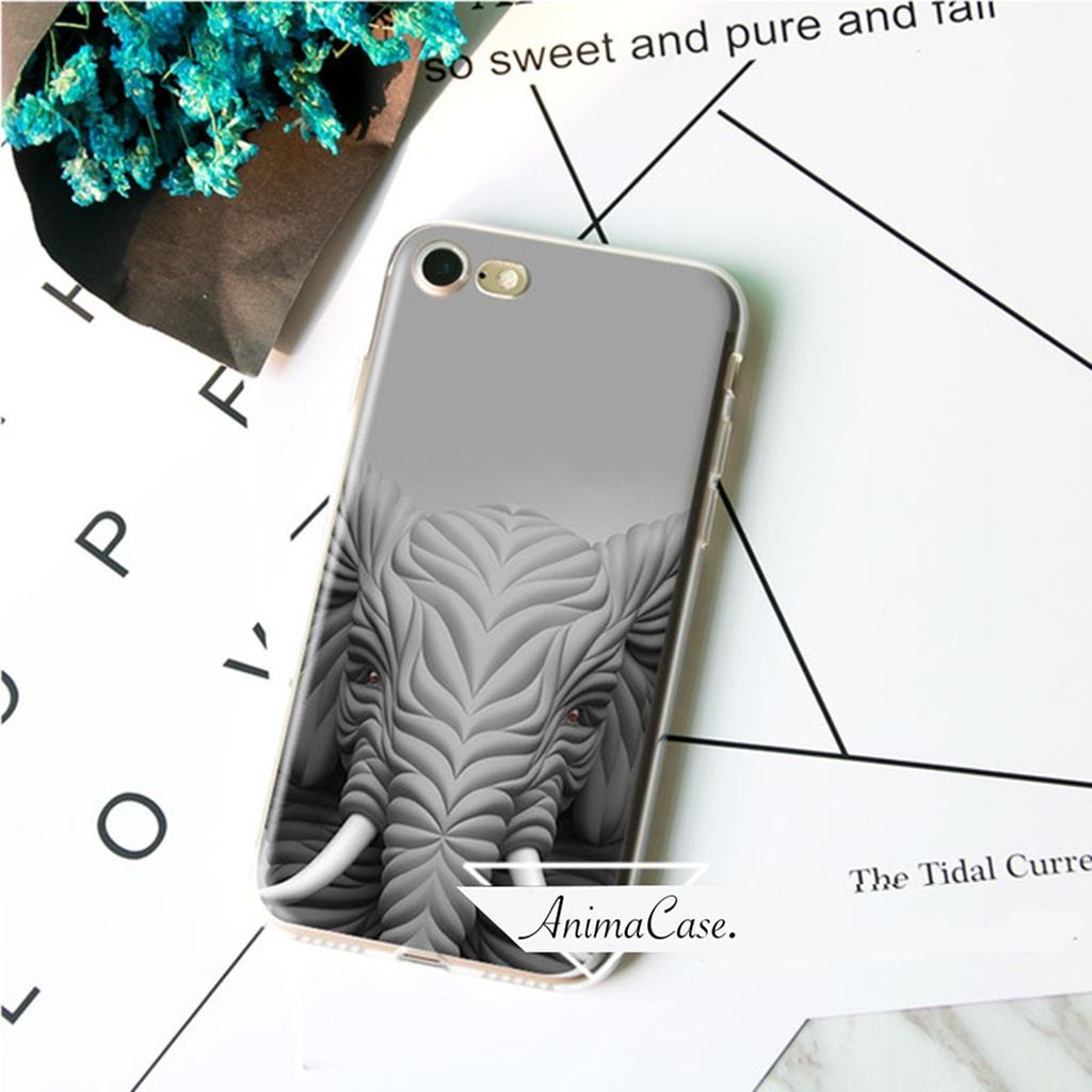 Coque Iphone 3D Elephant Sk-85912-1