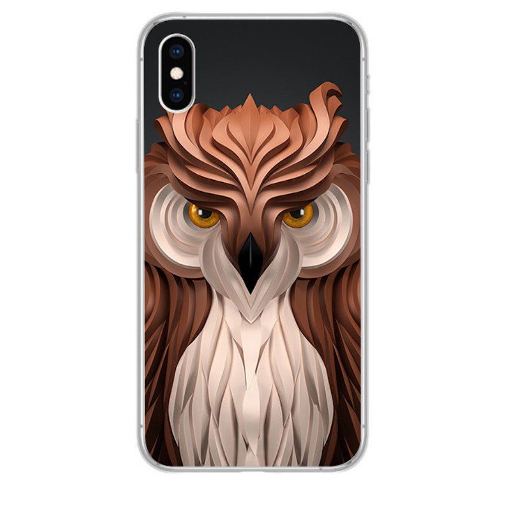 Coque Iphone 3D Hibou Sk-64647-0