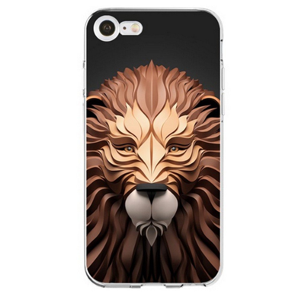 Coque Iphone 3D Lion Sk-49721-1