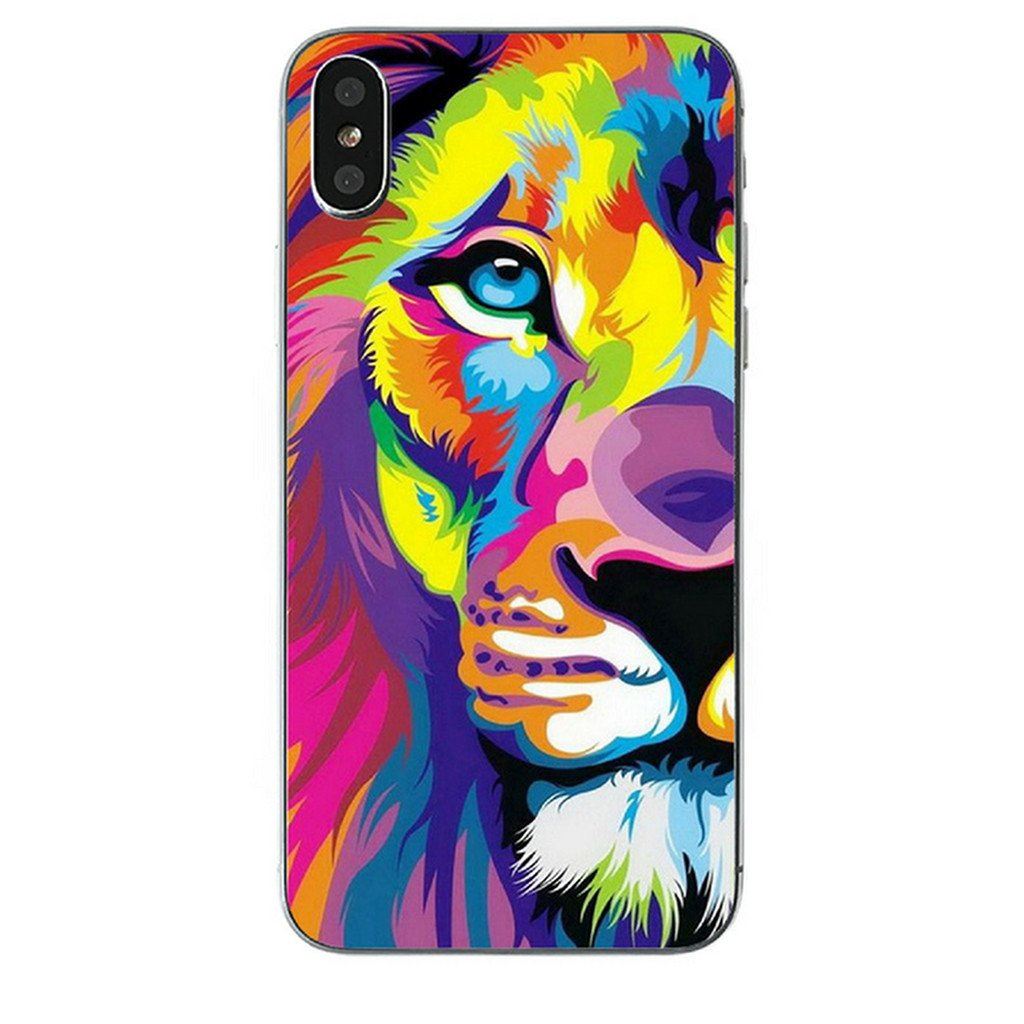 Coque Iphone Lion Peinture Sk-52137-0