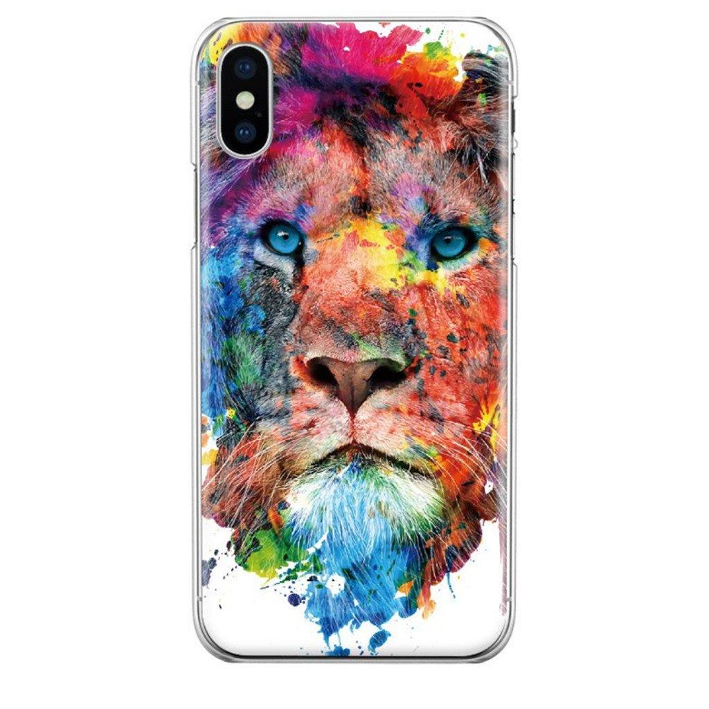 Coque Iphone Lion Multicolore Sk-79167-0