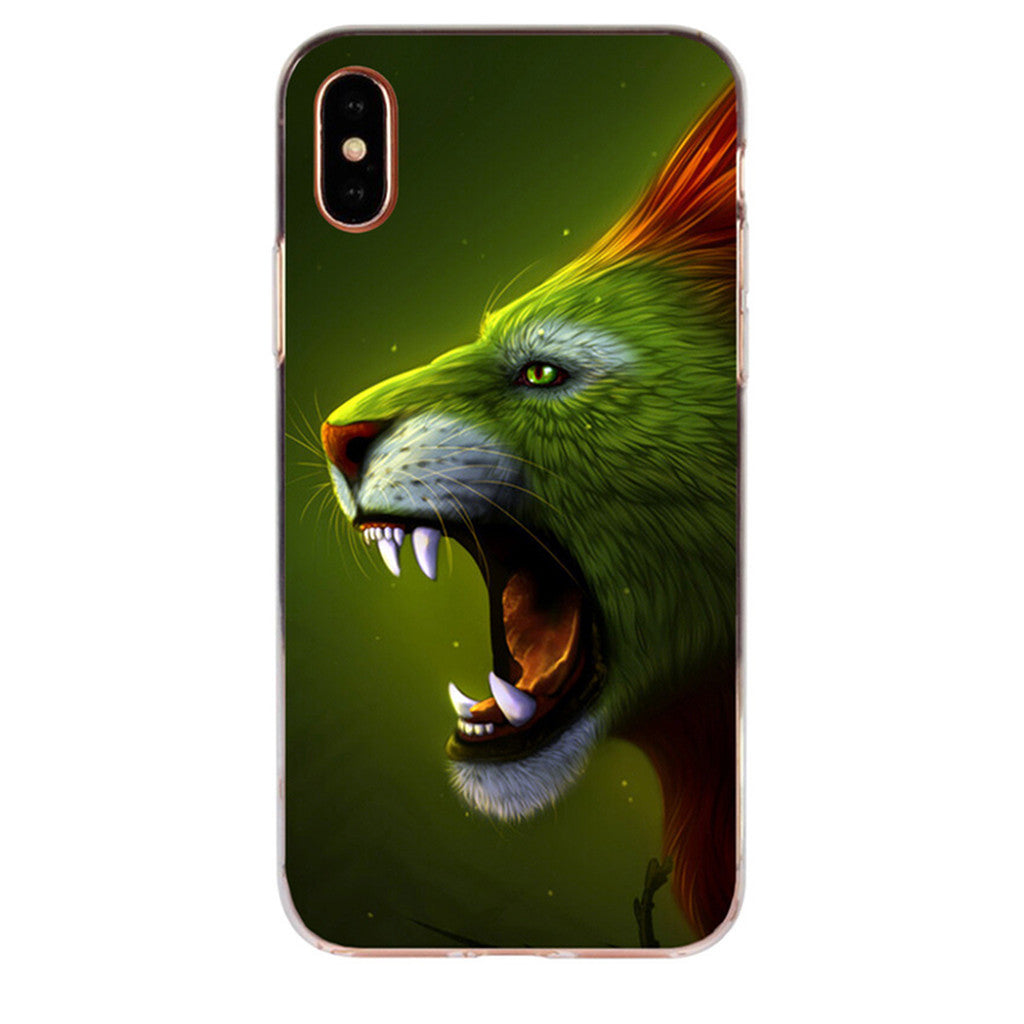 Coque Iphone Lion Vert Sk-18622-0