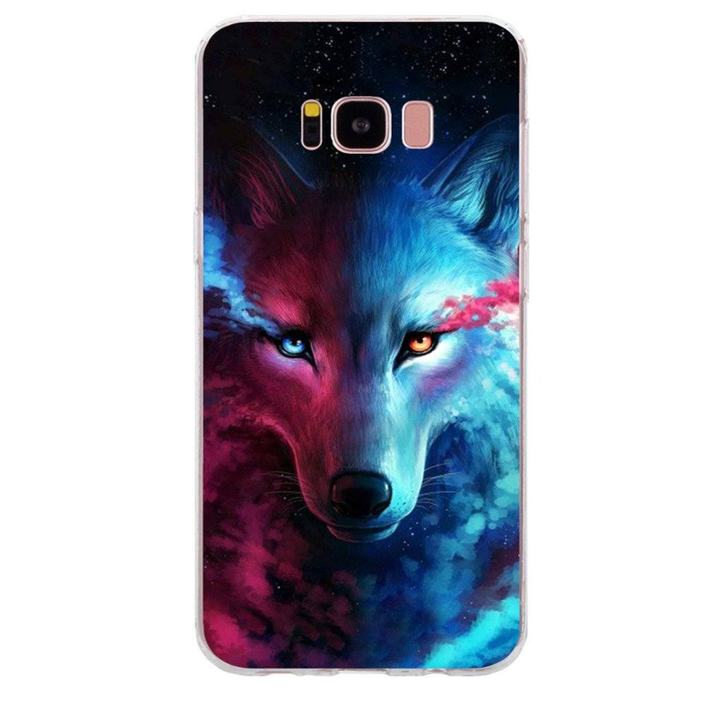 Coque Samsung Loup Galaxie Sk-35938-0