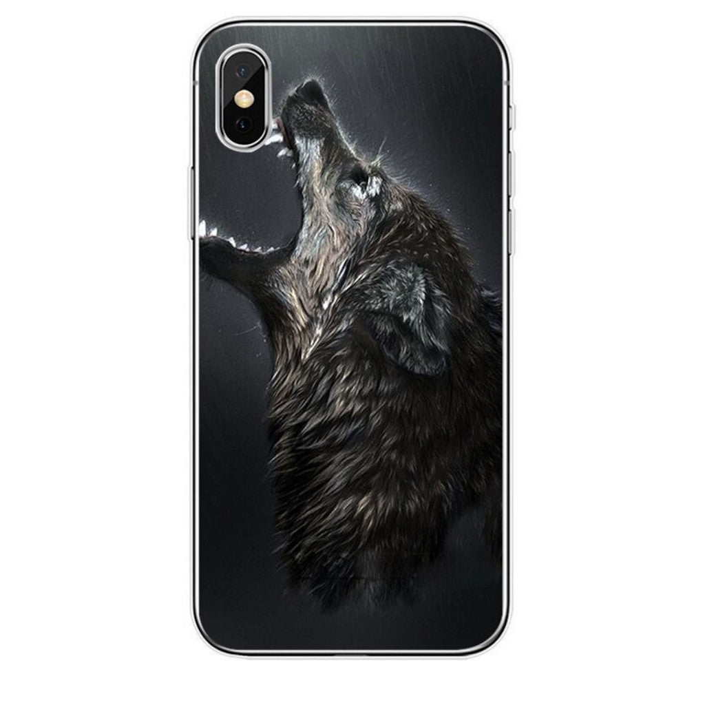 Coque Iphone Loup Gris Sk-40534-0