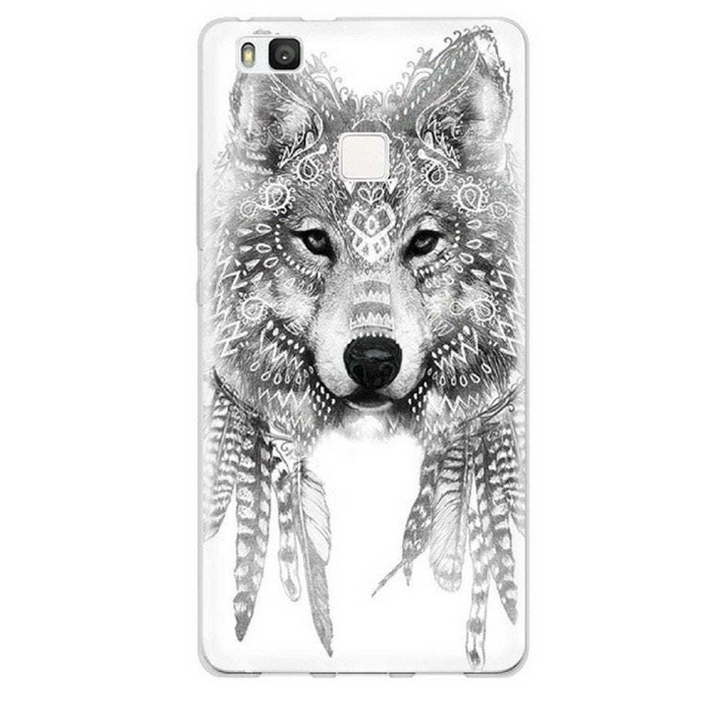 coque huawei mate 9 loup