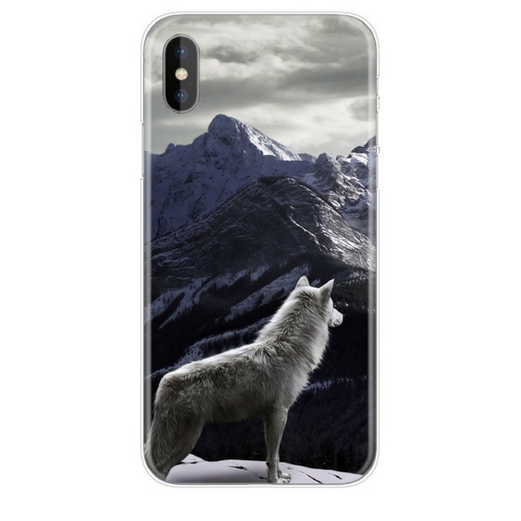 Coque Iphone Loup Paysage Sk-77495-0