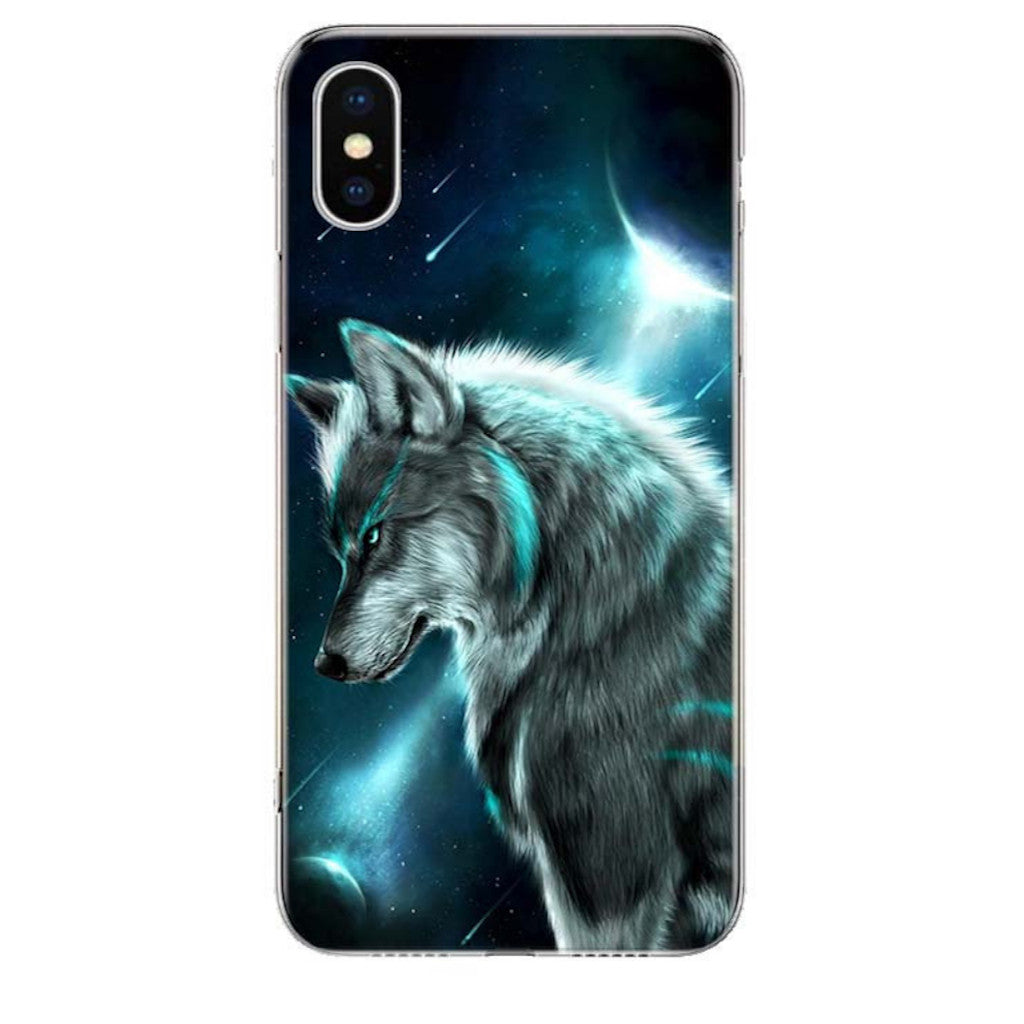 Coque Iphone Loup Lunaire Sk-82872-0
