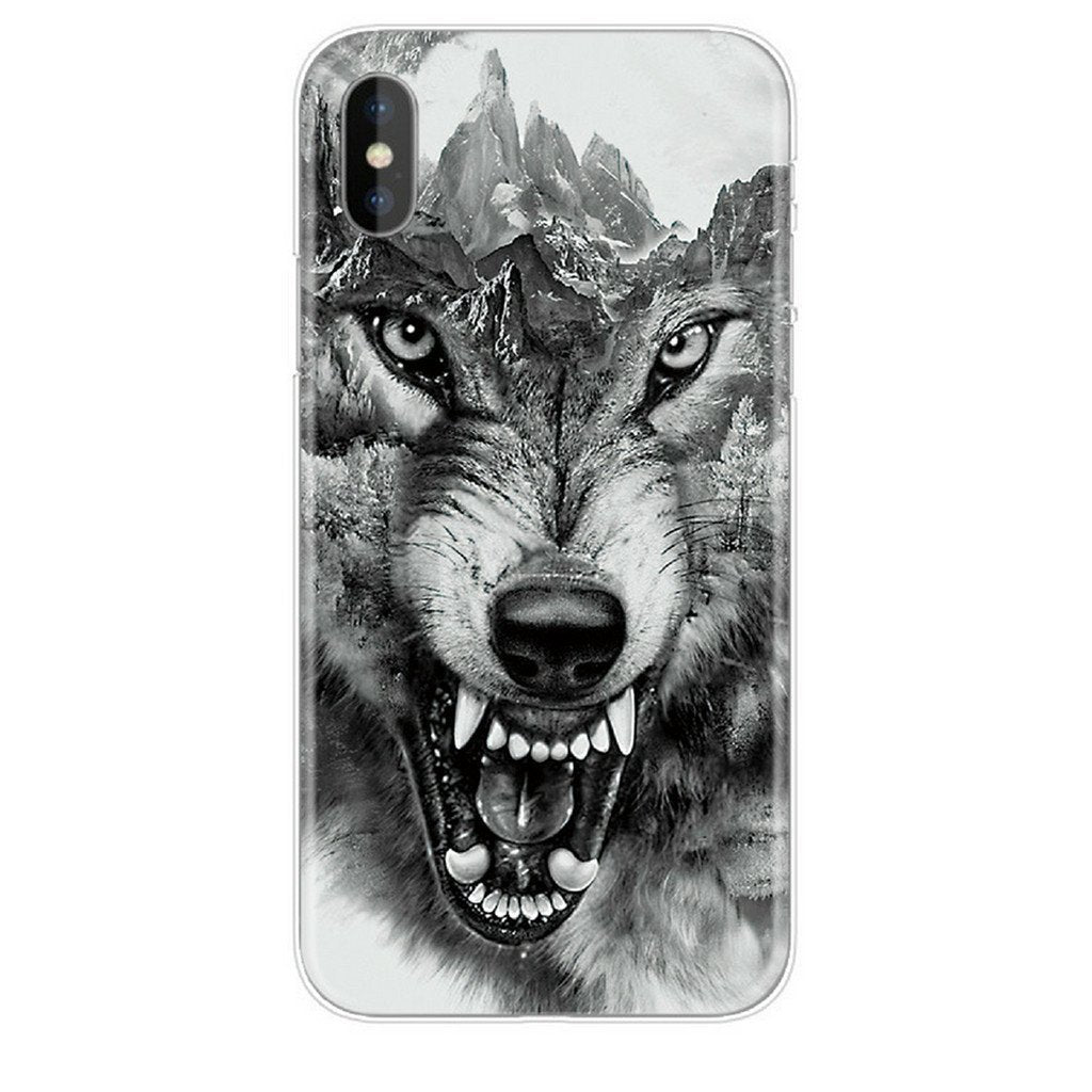 Coque Iphone Loup Montagne Sk-52208-0