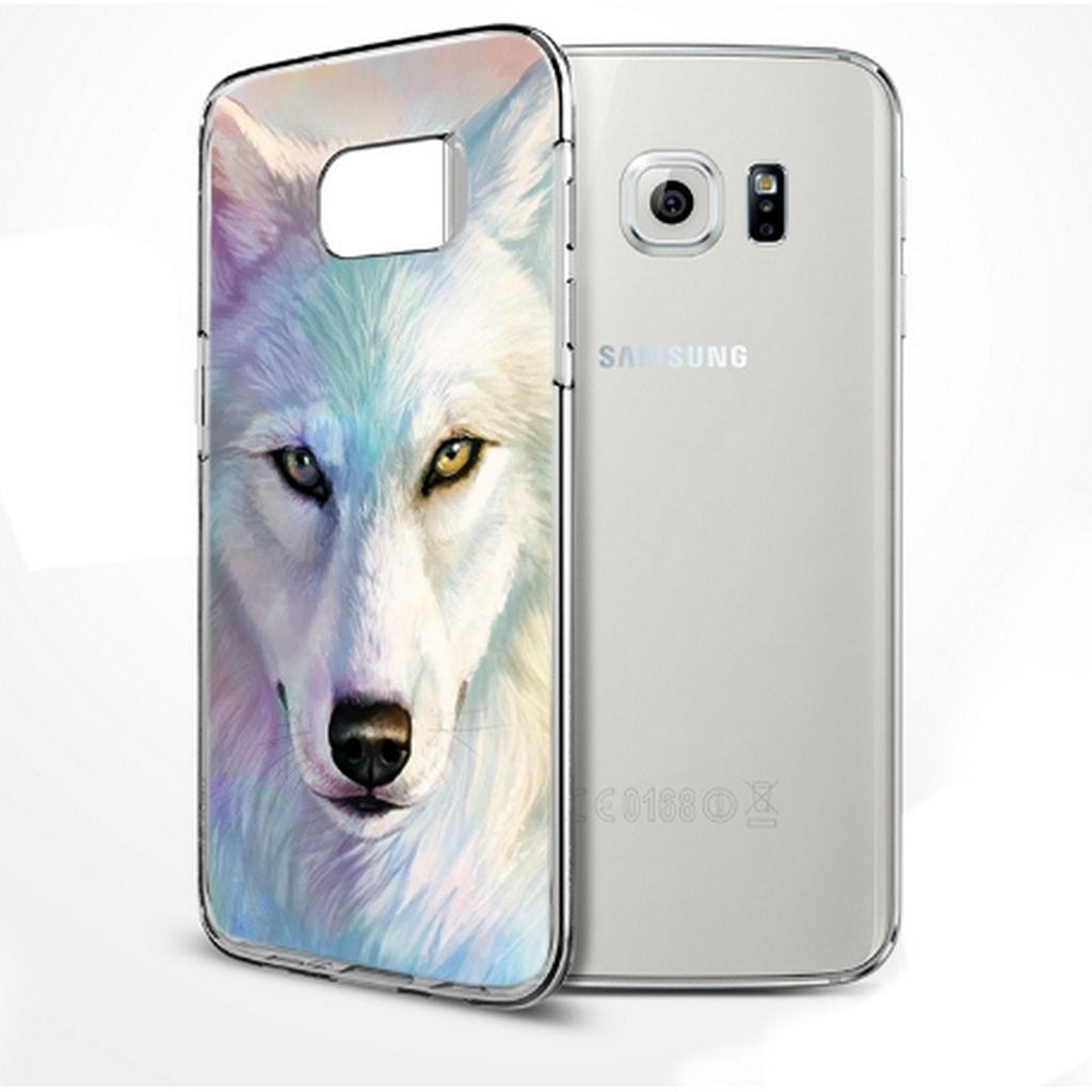 Coque Samsung Loup Blanc Sk-87198-1