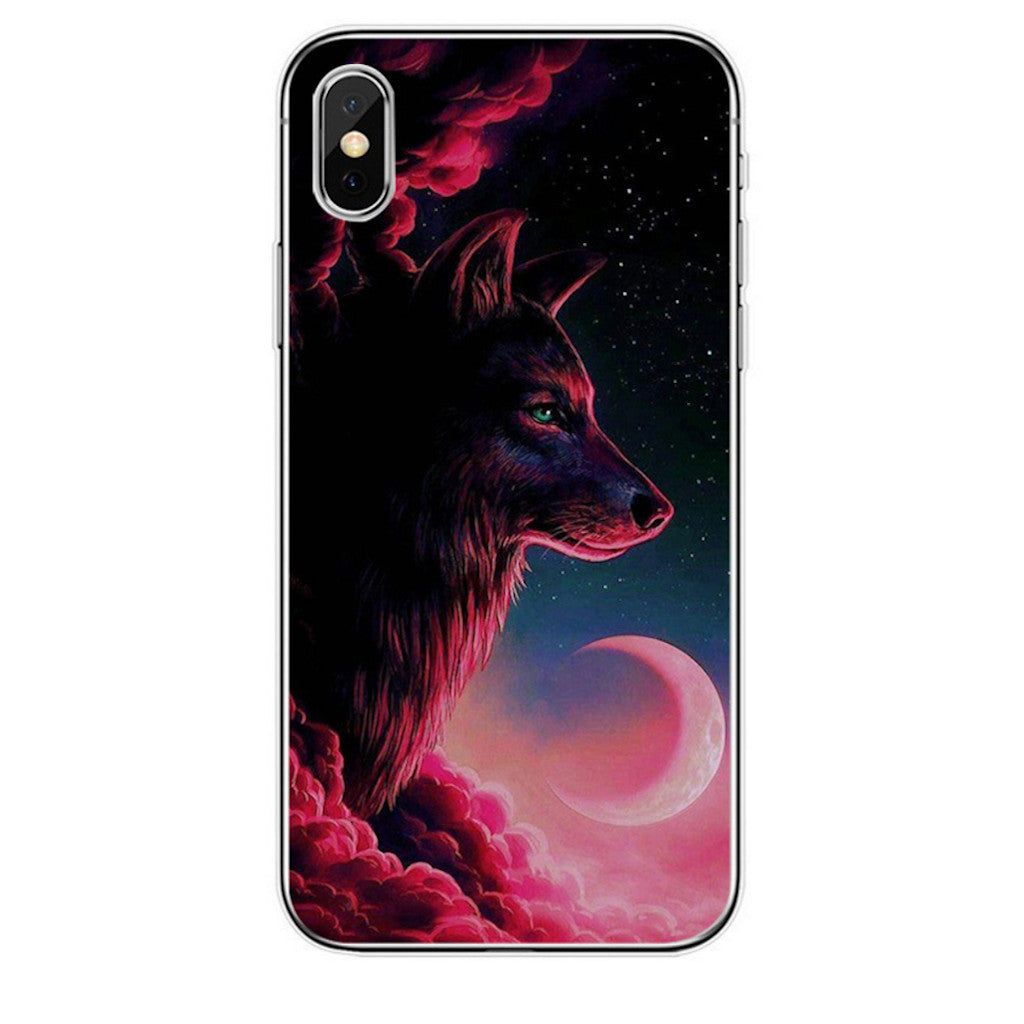 Coque Iphone Loup Stellaire Sk-6442-0