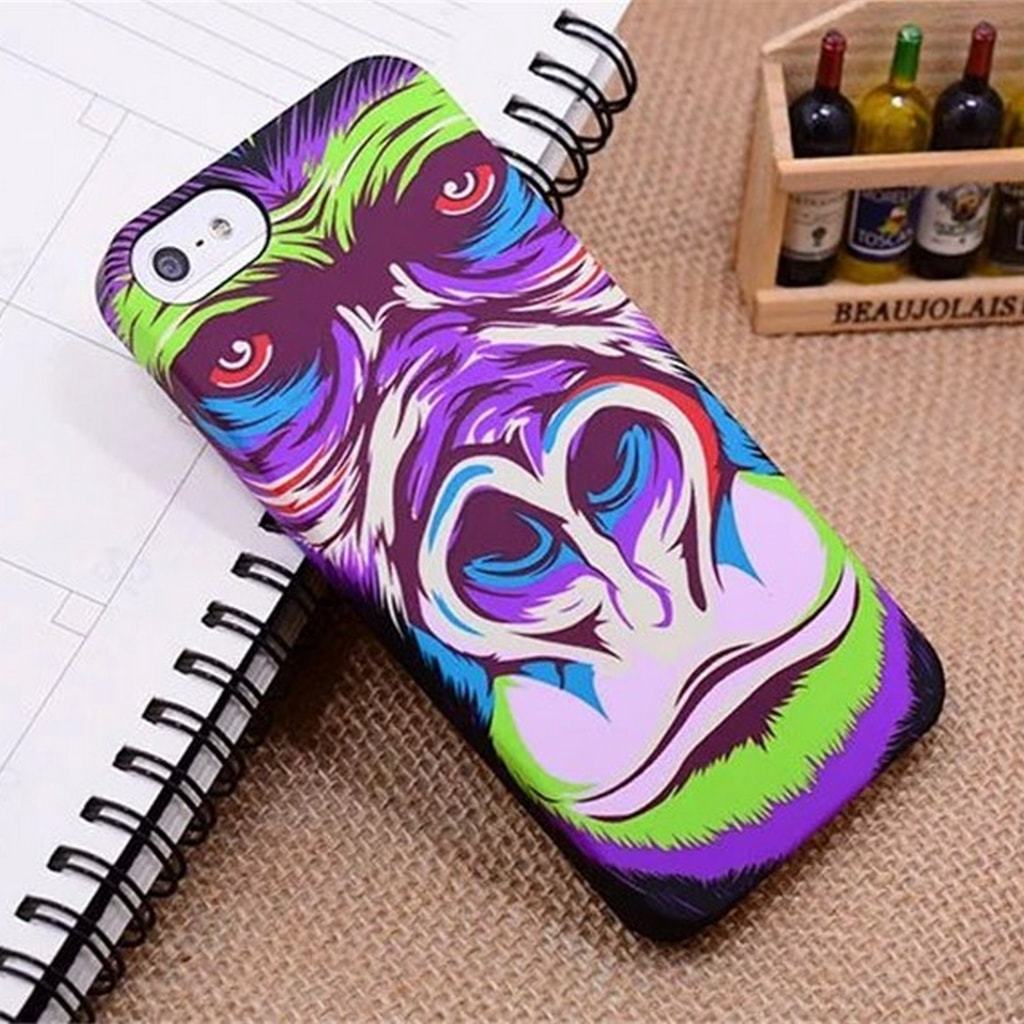 Coque Iphone Gorille Peinture Sk-54634-1