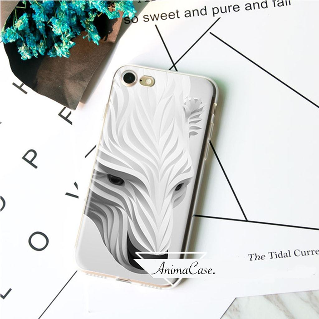 Coque Iphone 3D Ours Blanc Sk-86764-1