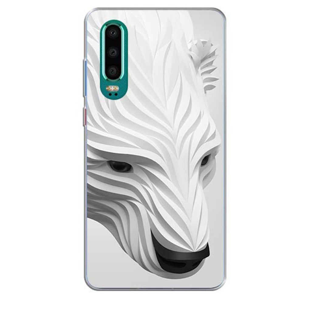 Coque Huawei 3D Ours Blanc Sk-66506-0