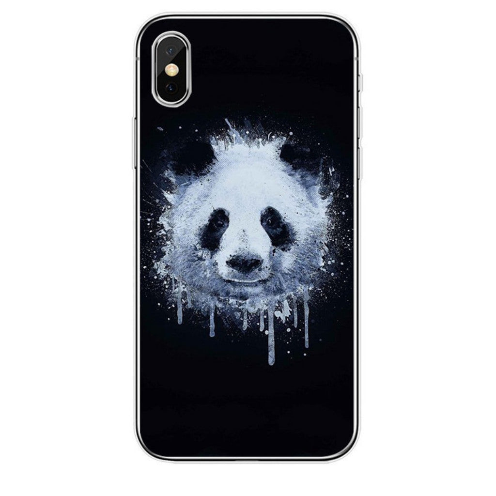 Coque Iphone Panda Peinture Sk-131-0