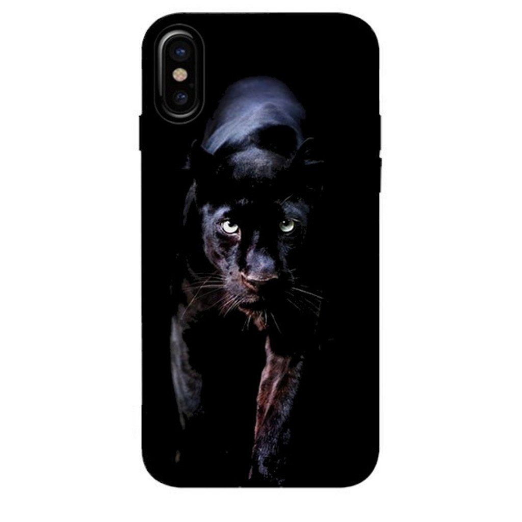Coque Iphone Panthere Noire Sauvage Sk-35527-0