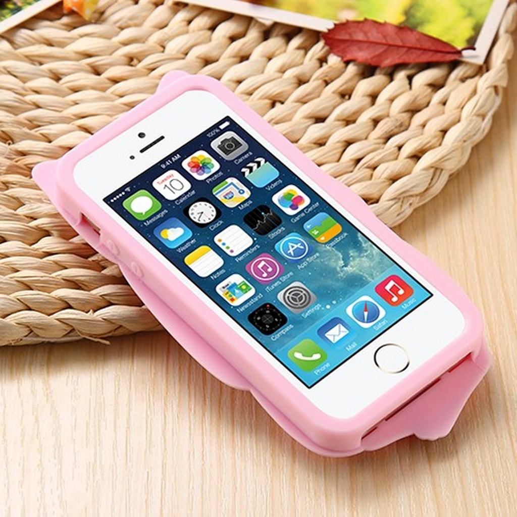 coque iphone 5 chat 3d