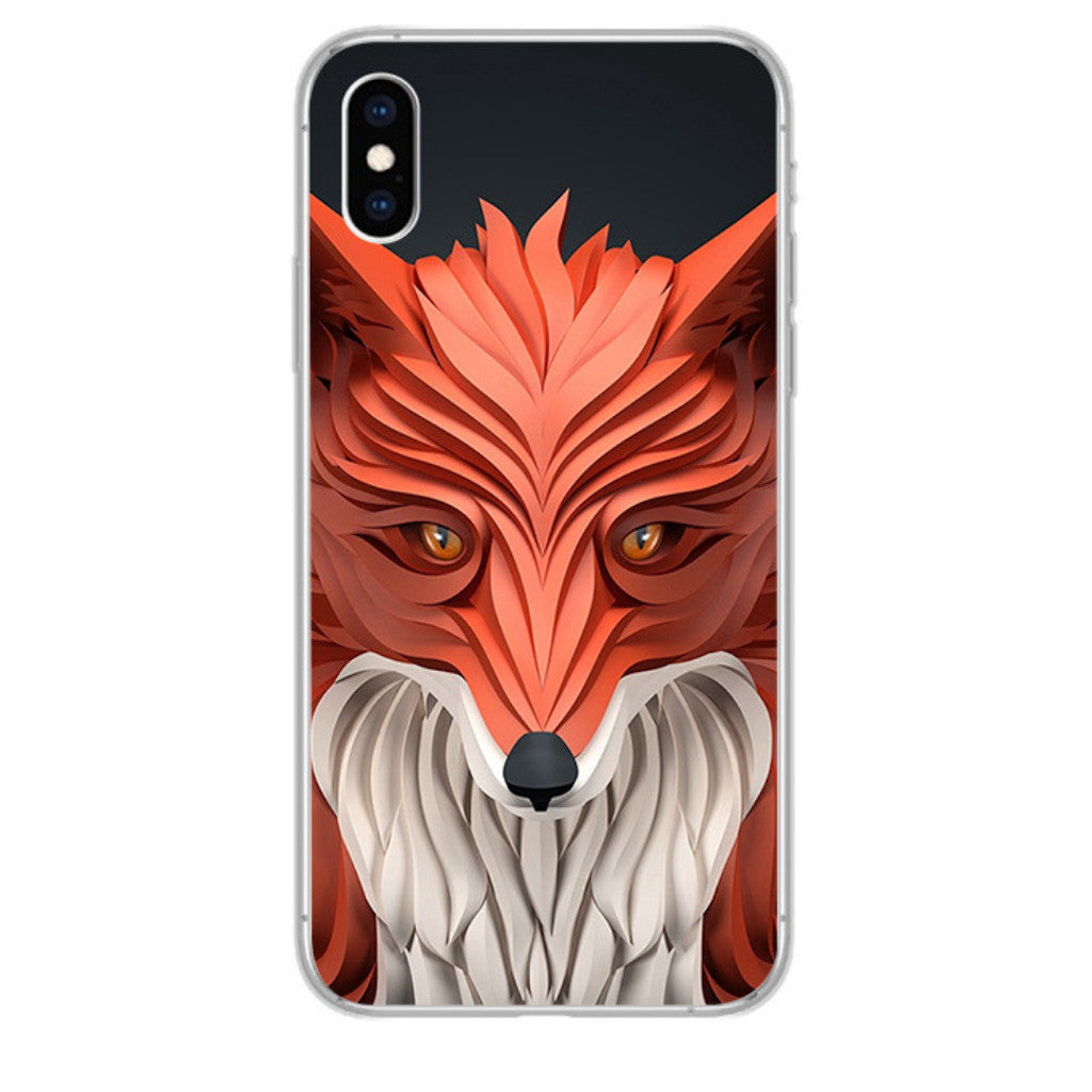 Coque Iphone 3D Renard Sk-79080-0