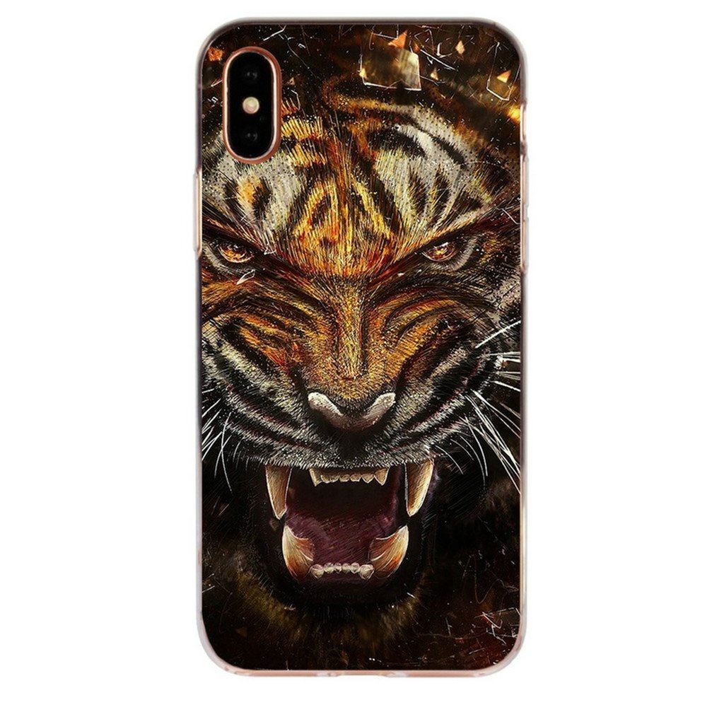 Coque Iphone Tigre Rugissant Sk-2384-0