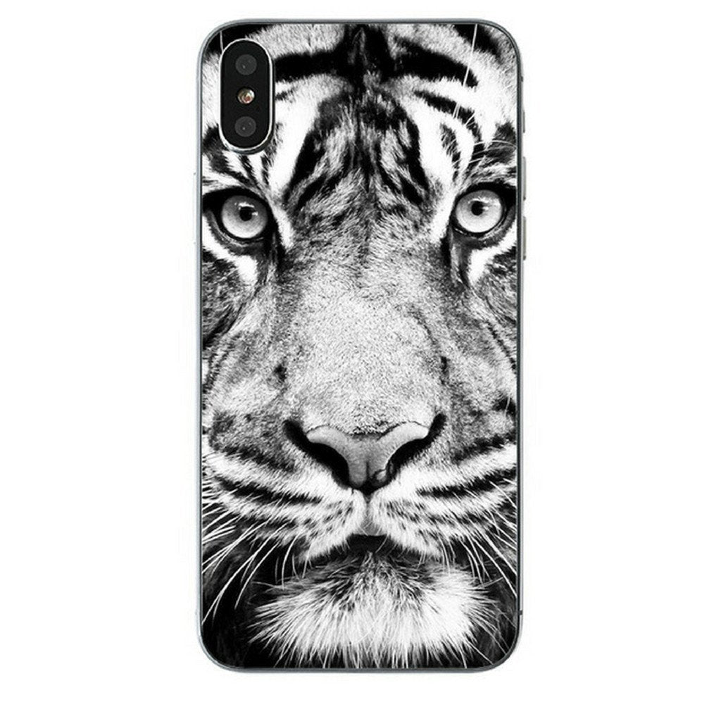 Coque Iphone Tigre Noir - Blanc Sk-39834-0