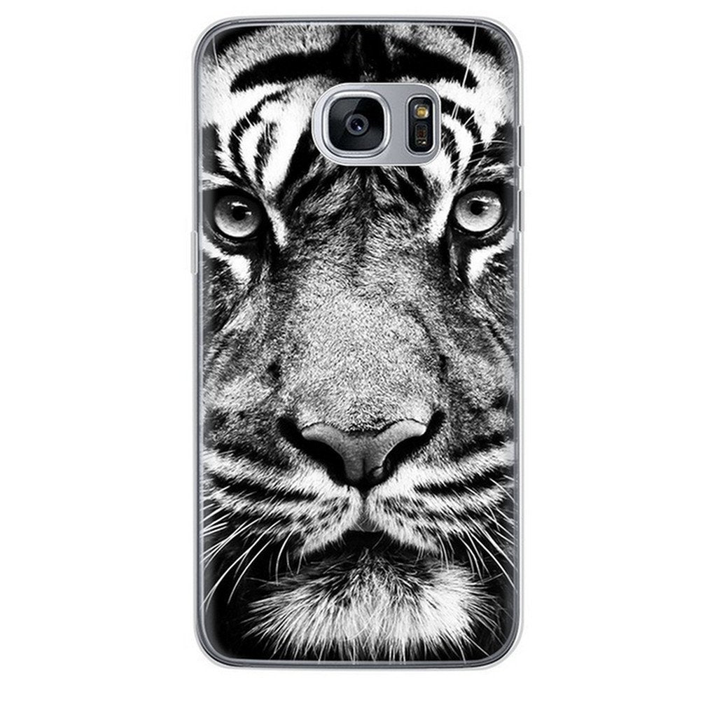 Coque Samsung Tigre Noir - Blanc Sk-21313-0