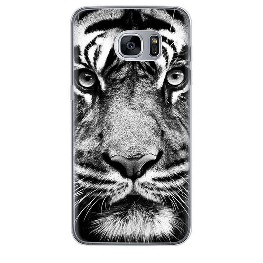 coque samsung s6 tigre blanc