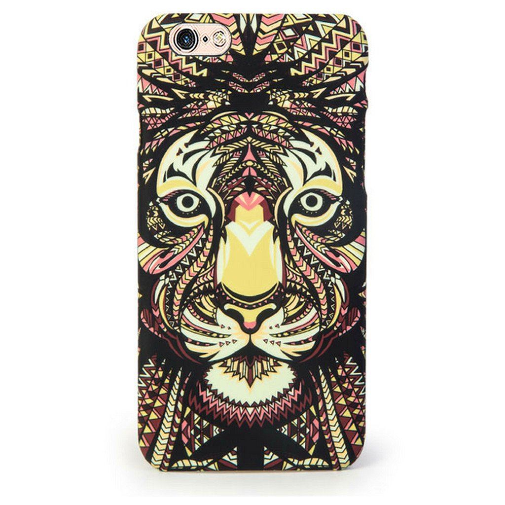 Coque Iphone Lumineuse Tigre Soleil Sk-30104-0