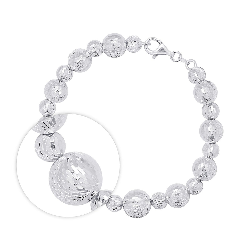 sterling silver ball bracelet