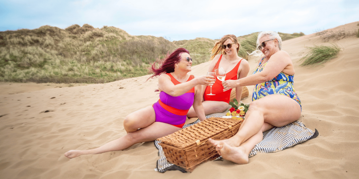 Deakin and Blue - Sustainable Swimwear - Curve friendly inclusive swimsuits and bikinis - But first, me - new collection - eco-friendly, made from waste in the UK
