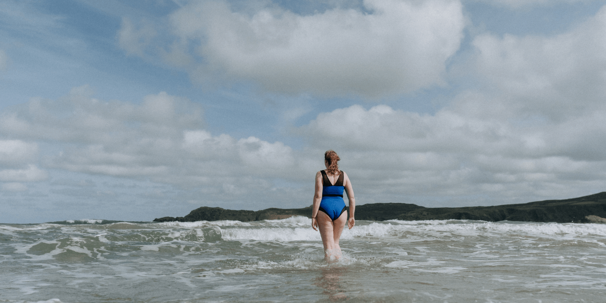 Deakin and Blue - The Bluetits - Body Stories - Kelly - Sustainable Swimwear - Body Image & Body Confidence - Wild Swimming