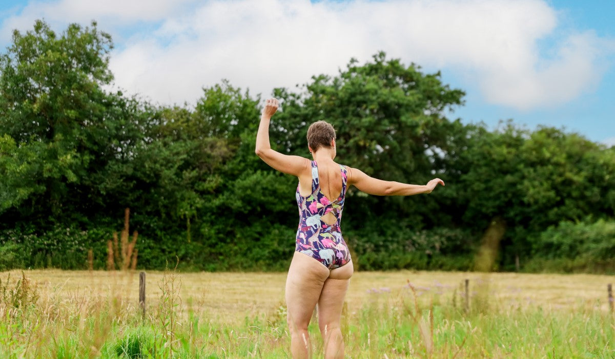 Deakin & Blue X-Back Swimsuit in Zoo