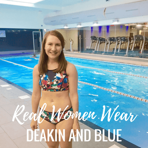 Deakin and Blue Flattering, Feminine & Supportive Fitness Swimwear - Rhona